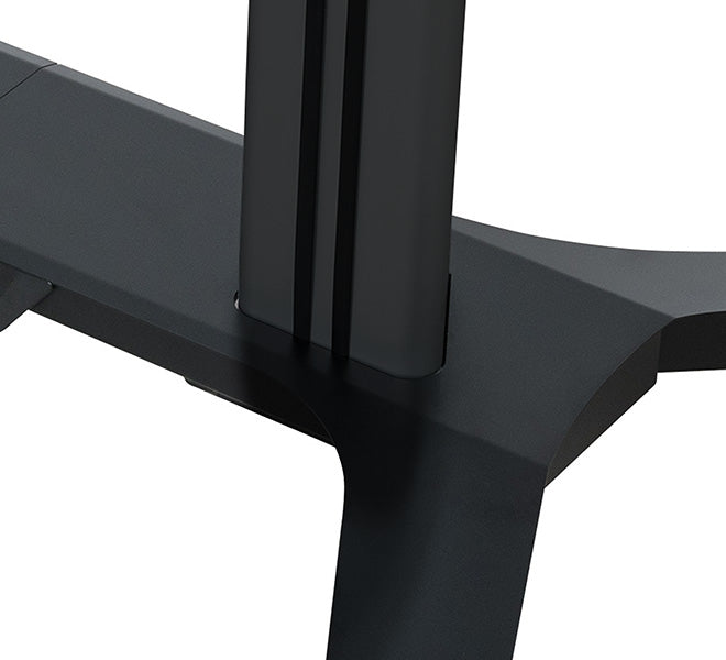 B-Tech BT8564/BB V2 – Displayständer, höhenverstellbar, für 65–120", VESA 1000×600, bis 130 kg, Schwarz