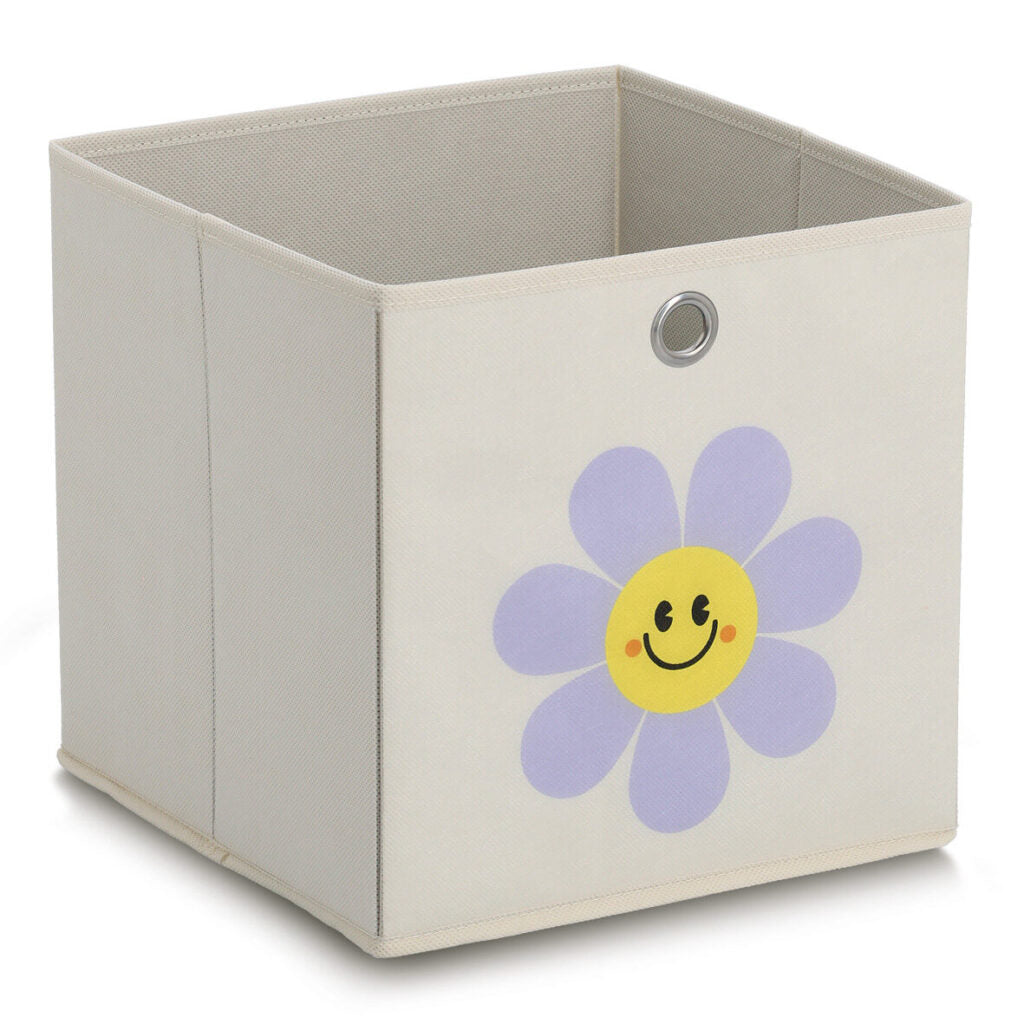 Zeller Present Aufbewahrungsbox – Vlies – Mehrfarbig – 280 × 280 × 280 mm