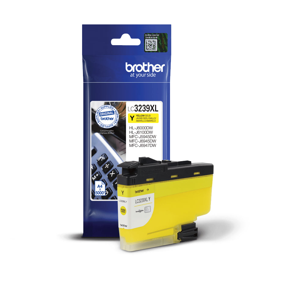 Brother Tintenpatrone, Gelb – für Inkjetdrucker/Multifunktionsgeräte
