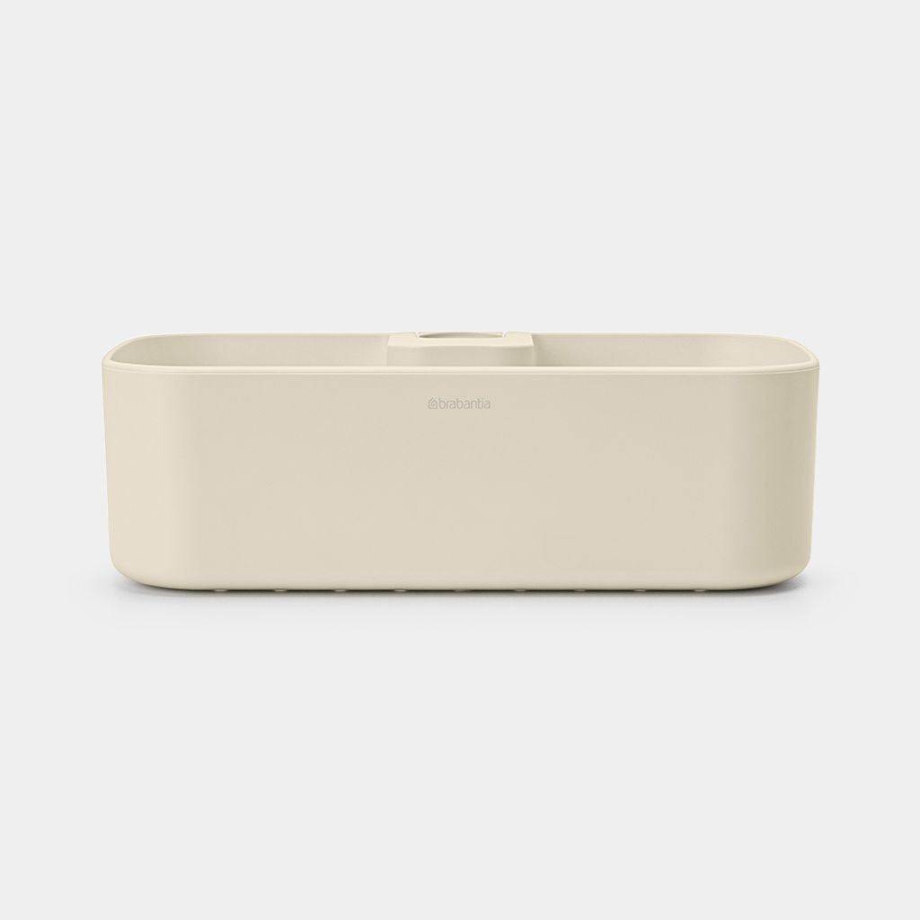 Brabantia Seifenhalter (Wand) – Kunststoff, 2 kg Tragkraft, Befestigung: Diverse, 13,3×24,4×7,5 cm, Beige