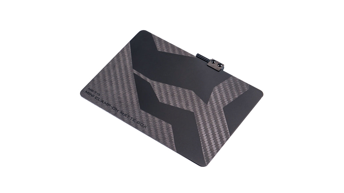 Tilta Carbonfaser Top Flag Montageklemme – Karbonfaser – für Mini Clamp-on Matte Box – Schwarz