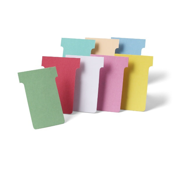 Nobo T-Karten für Planungstafeln, 15 × 60 mm, Karton, 100 Stk., Blau