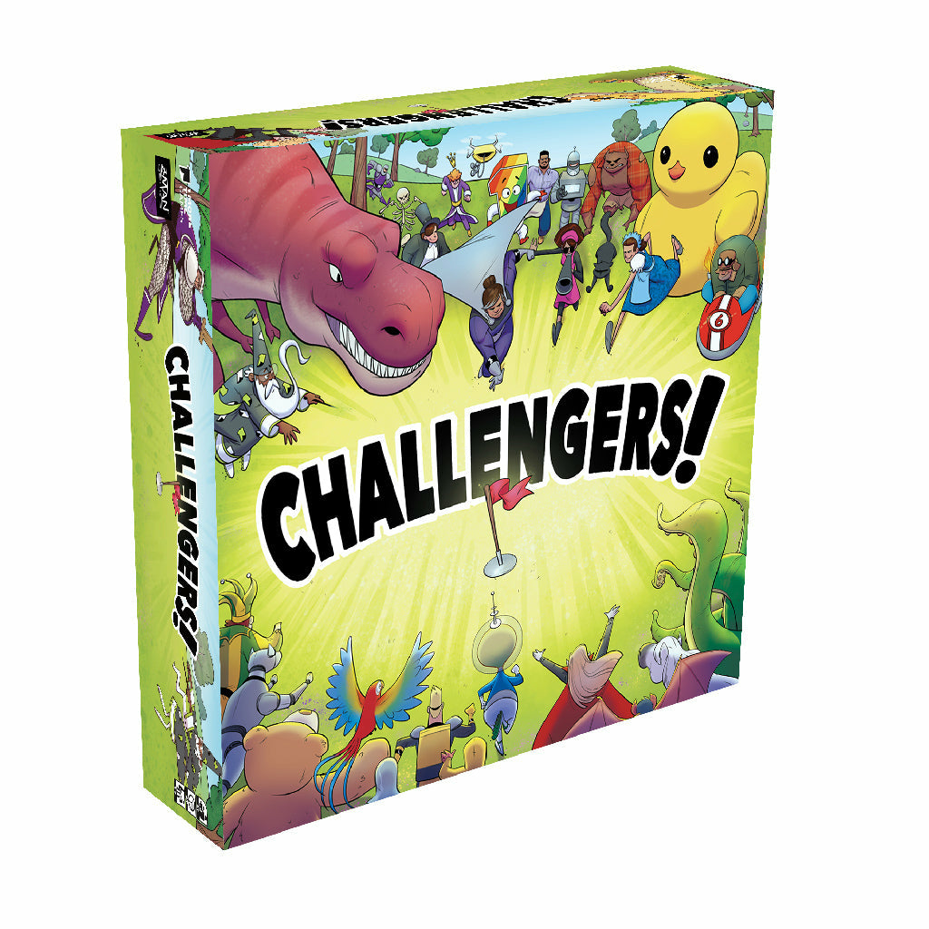 Asmodee Challengers – Kartenspiel, 1–8 Spieler, ab 8 Jahren, 45 Min., DE