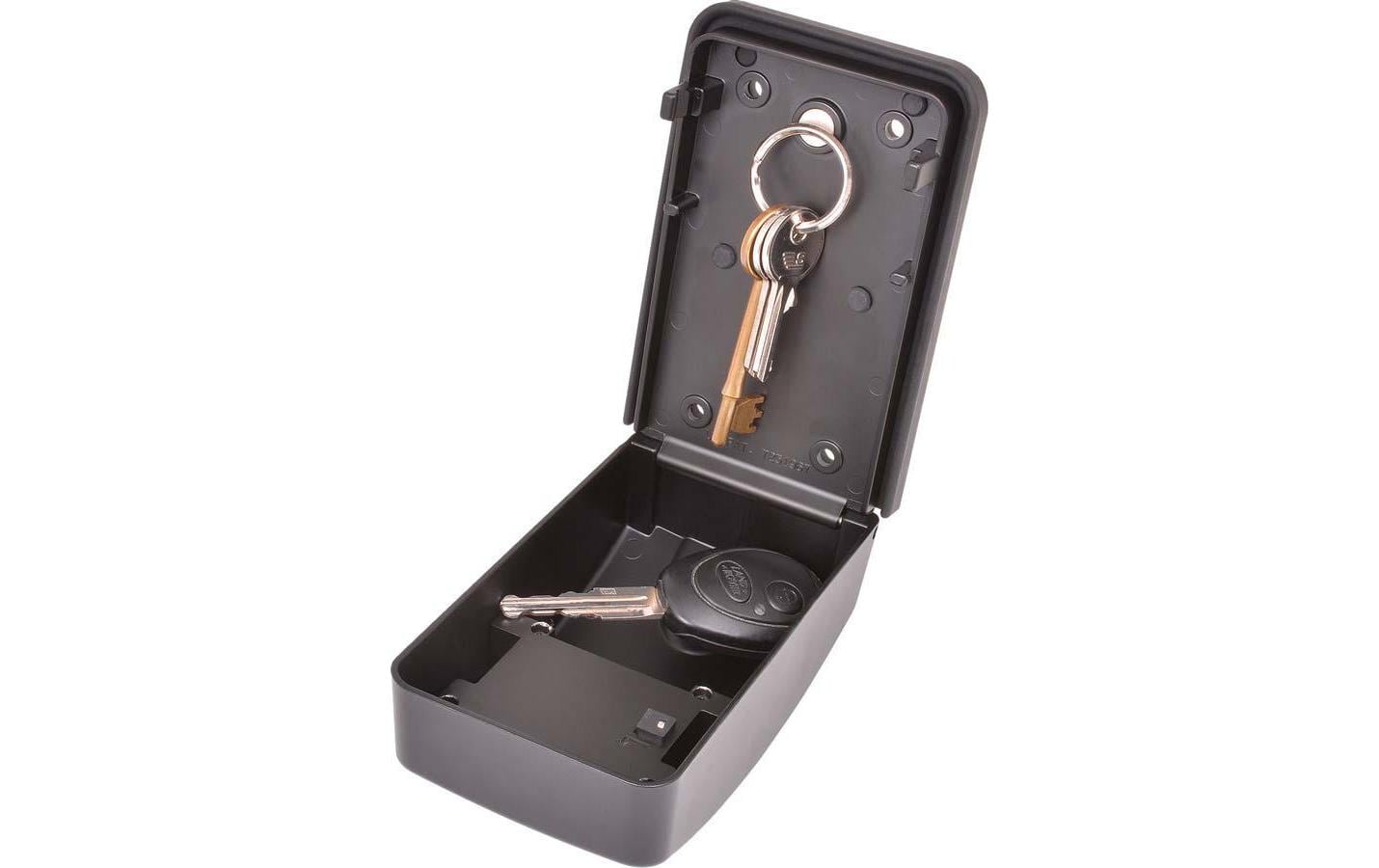 BURG-WÄCHTER Burgwächter Schlüsseldepot KEYSAFE 20 SB, 1 Haken, Zahlenschloss, für Aussenbereich, Zink – Wandmontage