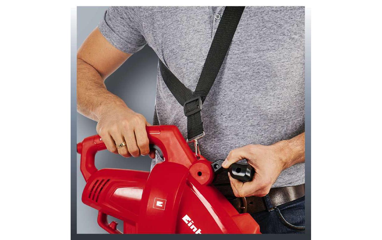 Einhell GC-EL 2400 Laubsauger – Netzbetrieb – 2400 W – Saugleistung 650 m³/h, Luftstrom 240 km/h – Solo