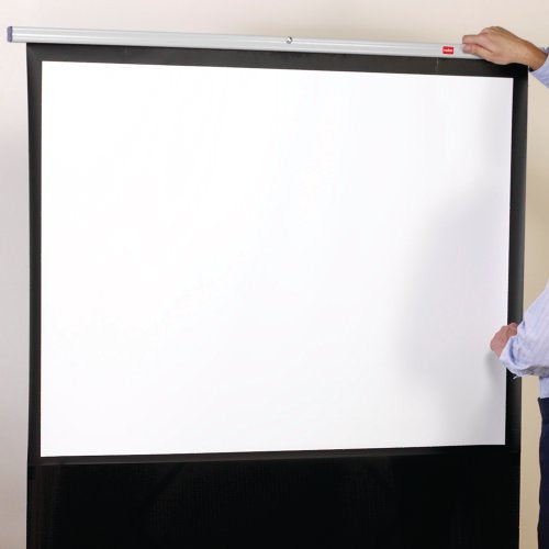 Nobo Mobile Leinwand – 4:3, 160 × 120 cm, weiss