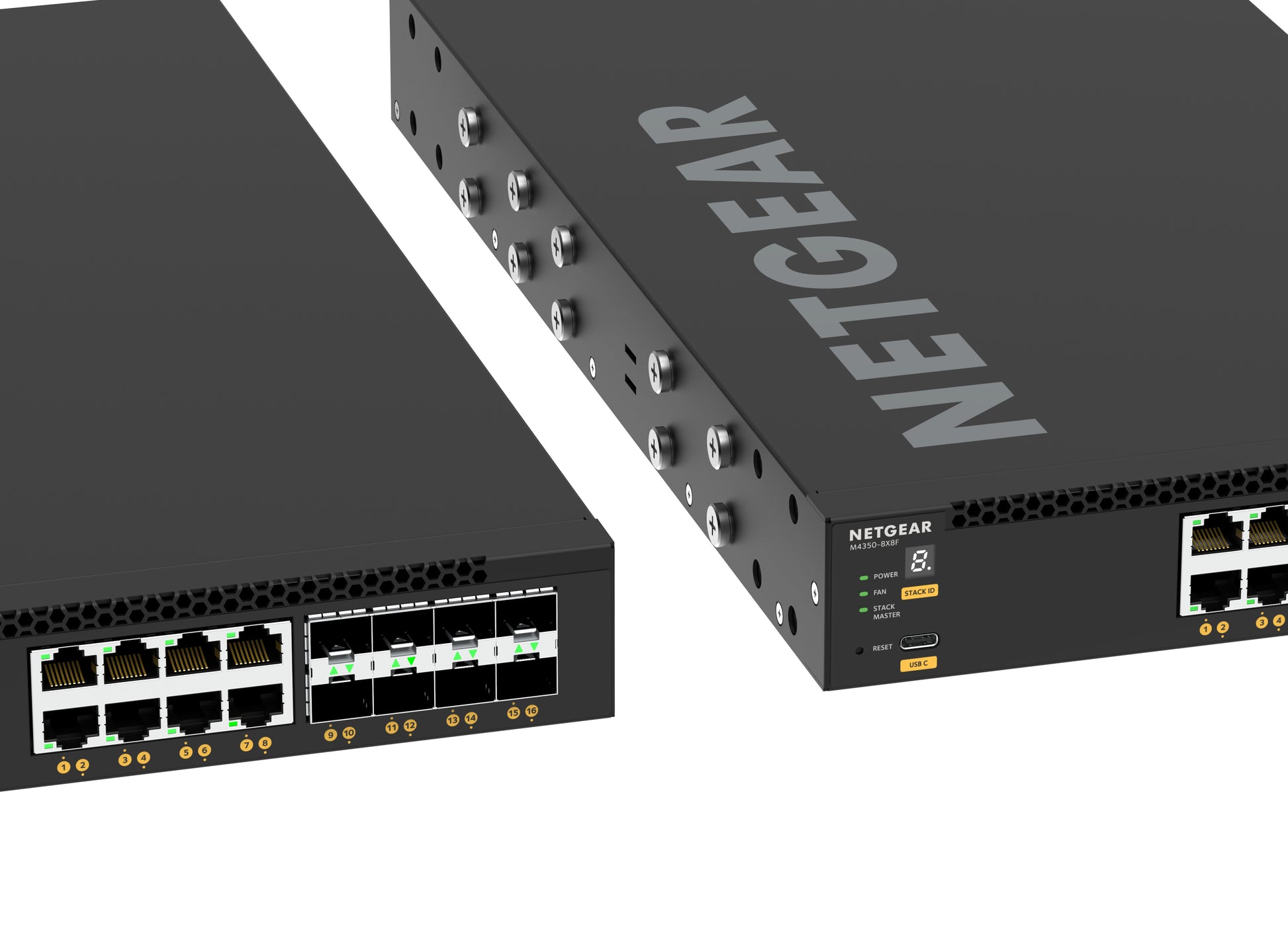 NETGEAR M4350-8X8F – Managed Switch – 8×10G RJ45, 8×SFP+, L3, 1U