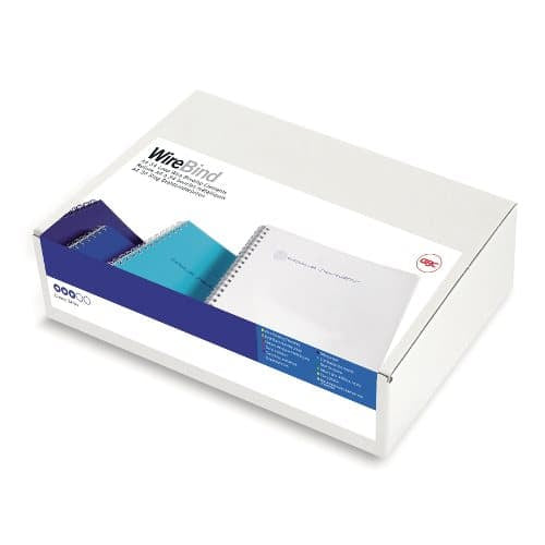 GBC Bindedisc-Ringe – für A4 – Ø 14 mm, silber, Draht – 100 Stk.