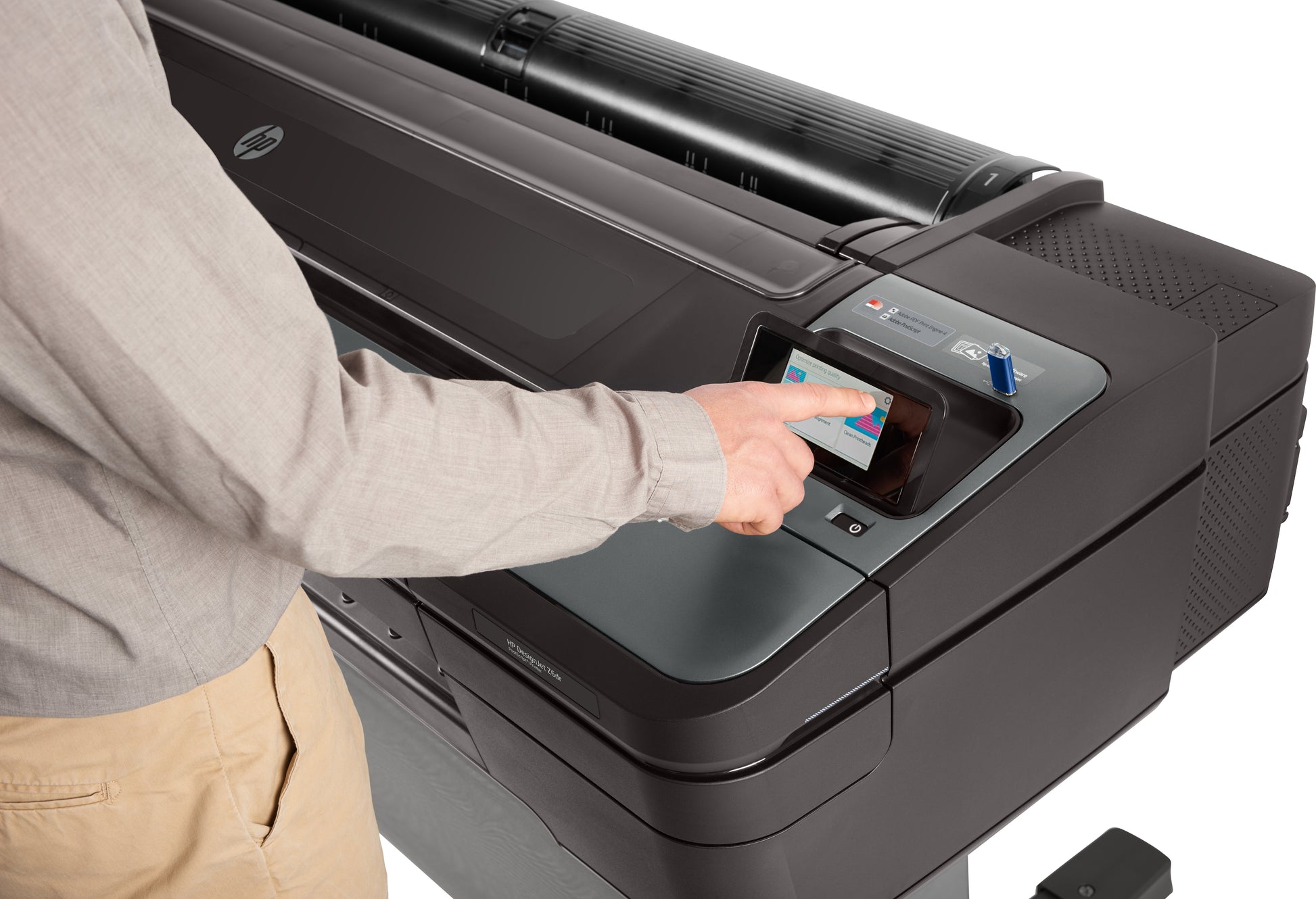 HP DesignJet Z6 – Grossformat-Plotter, 44" (1'118 mm), A0, LAN, Wi‑Fi Direct, PostScript