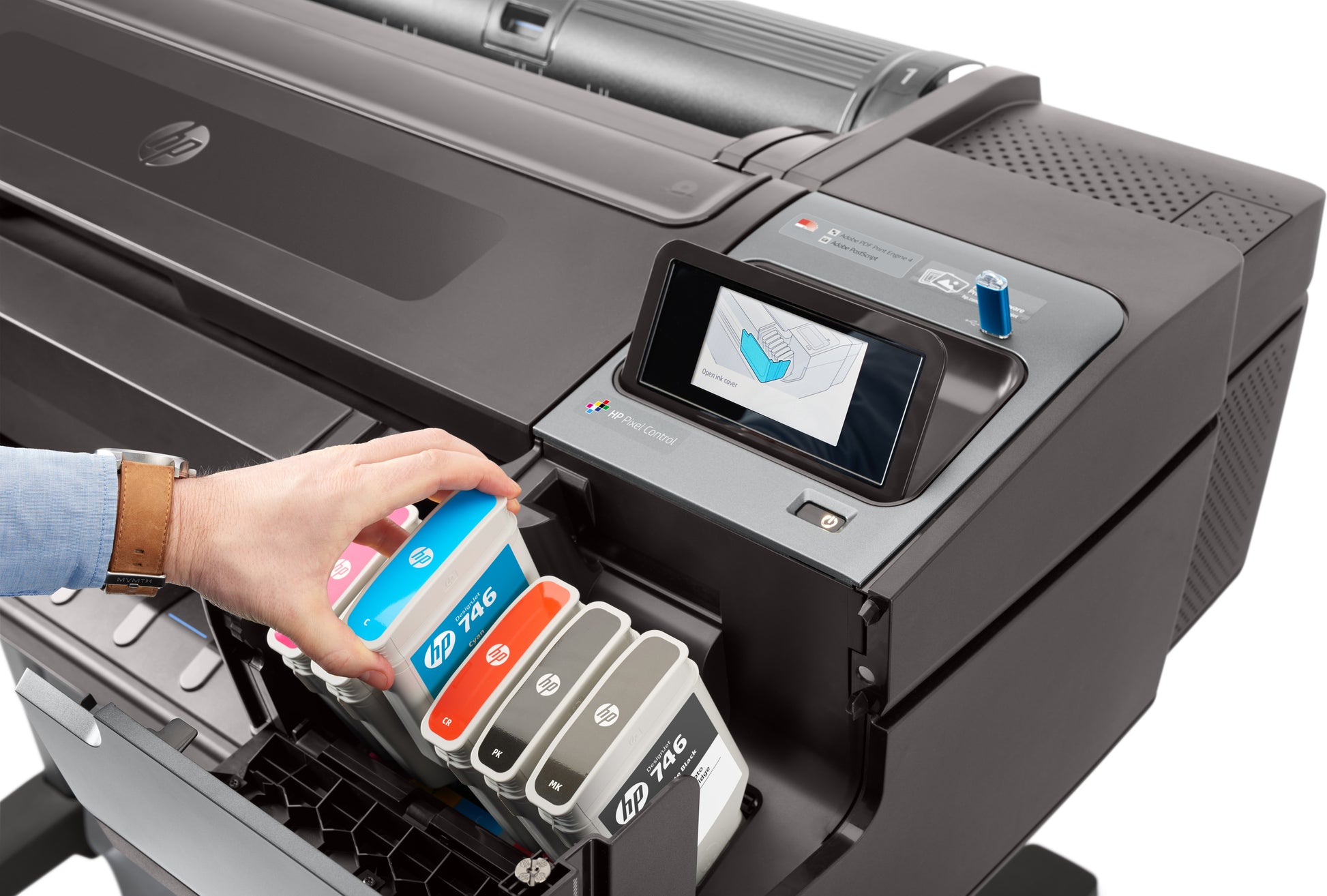 HP DesignJet Z6 – Grossformat-Plotter, 44" (1'118 mm), A0, LAN, Wi‑Fi Direct, PostScript