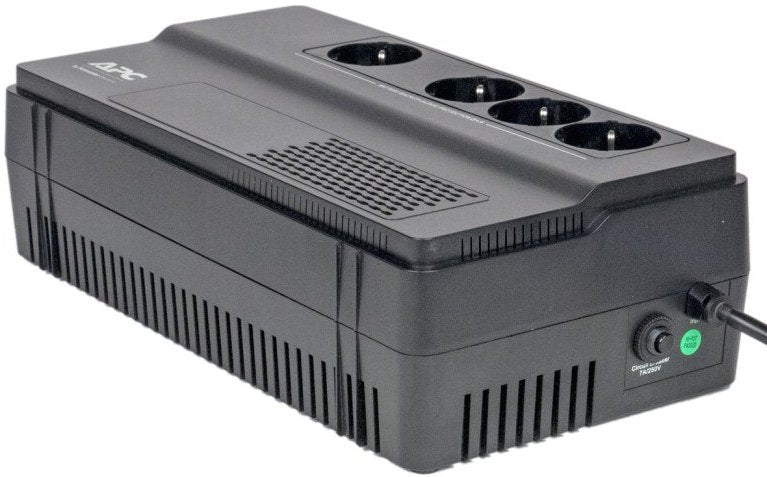 APC BV1000I-GR USV 1 kVA/600 W Line-Interaktiv – Kompakt – Typ F×4, VRLA-Batterie 12 V/9 Ah – Schwarz