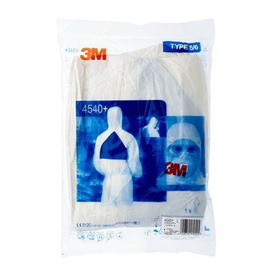 3M Schutzanzug – XL – Weiss, Einweg, mit Kapuze, CE