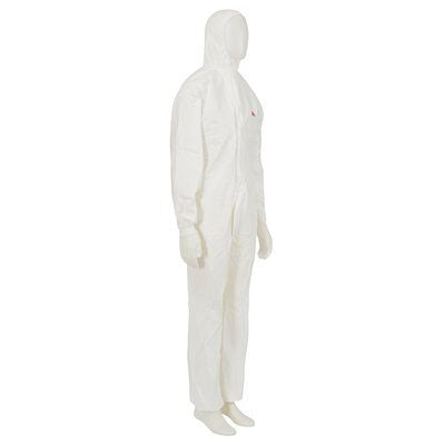 3M Schutzanzug – XL – Weiss, Einweg, mit Kapuze, CE