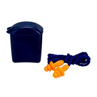 3M 1271C1 Mehrweg-Ohrstöpsel – SNR 25 dB – Orange – 2 Stück