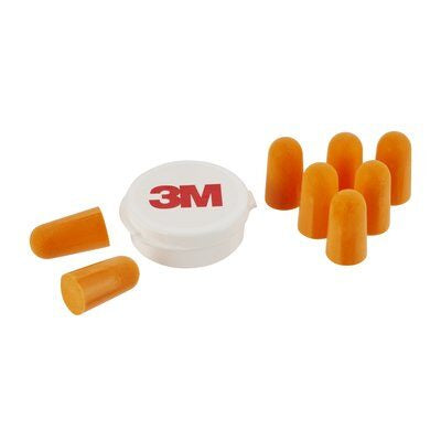 3M 1100C4 Mehrweg-Ohrstöpsel – SNR 37 dB – Orange – 4 Stück