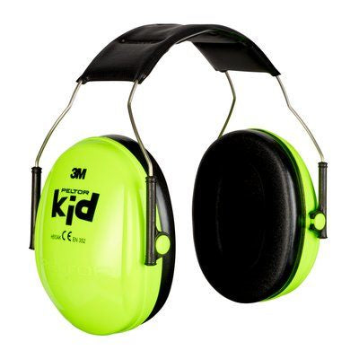 3M PELTOR H510AKG Kapselgehörschutz für Kinder – SNR 27 dB – Grün