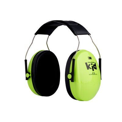 3M PELTOR H510AKG Kapselgehörschutz für Kinder – SNR 27 dB – Grün