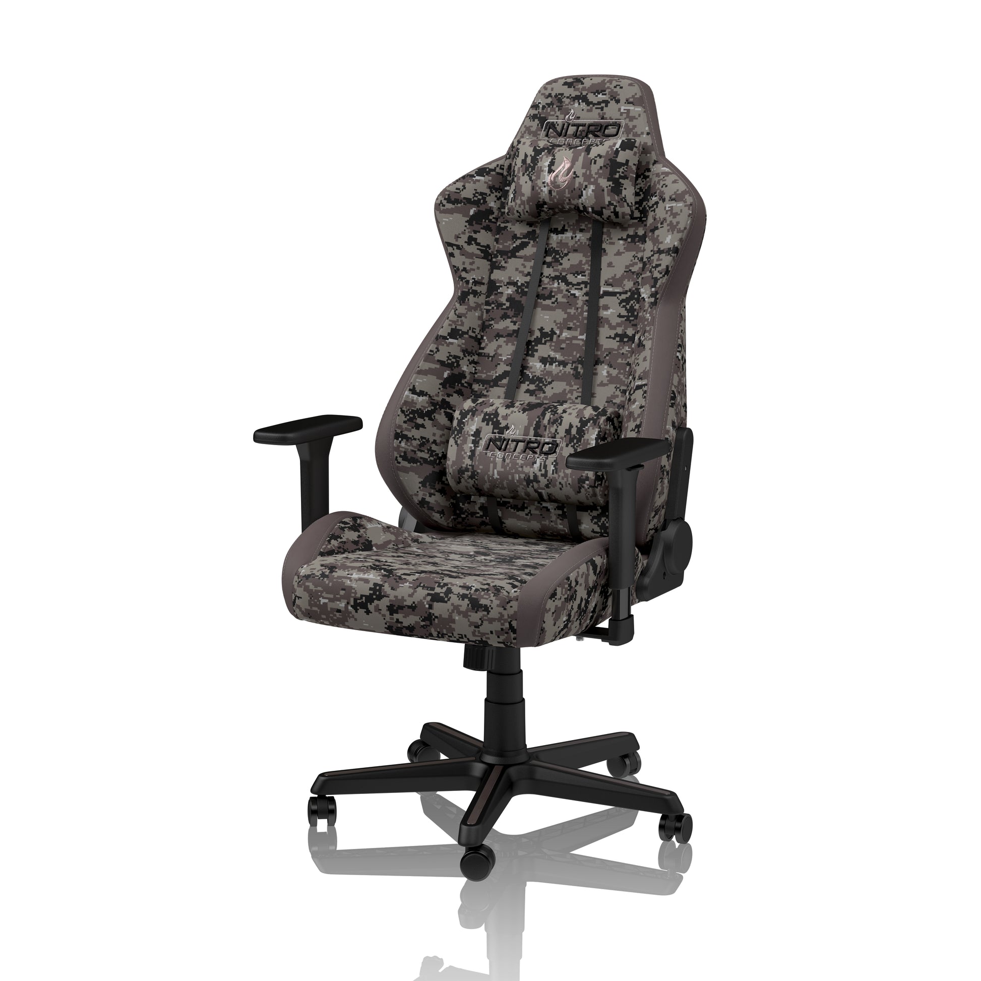 Nitro Concepts Konferenzstuhl S300 – 57×56×140 cm, camouflage