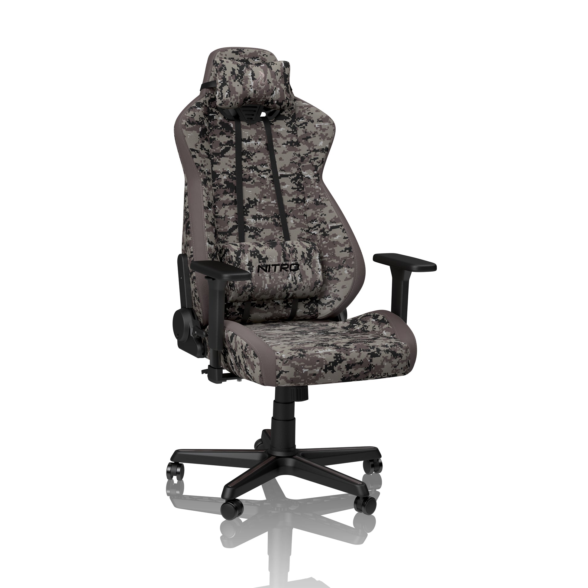 Nitro Concepts Konferenzstuhl S300 – 57×56×140 cm, camouflage