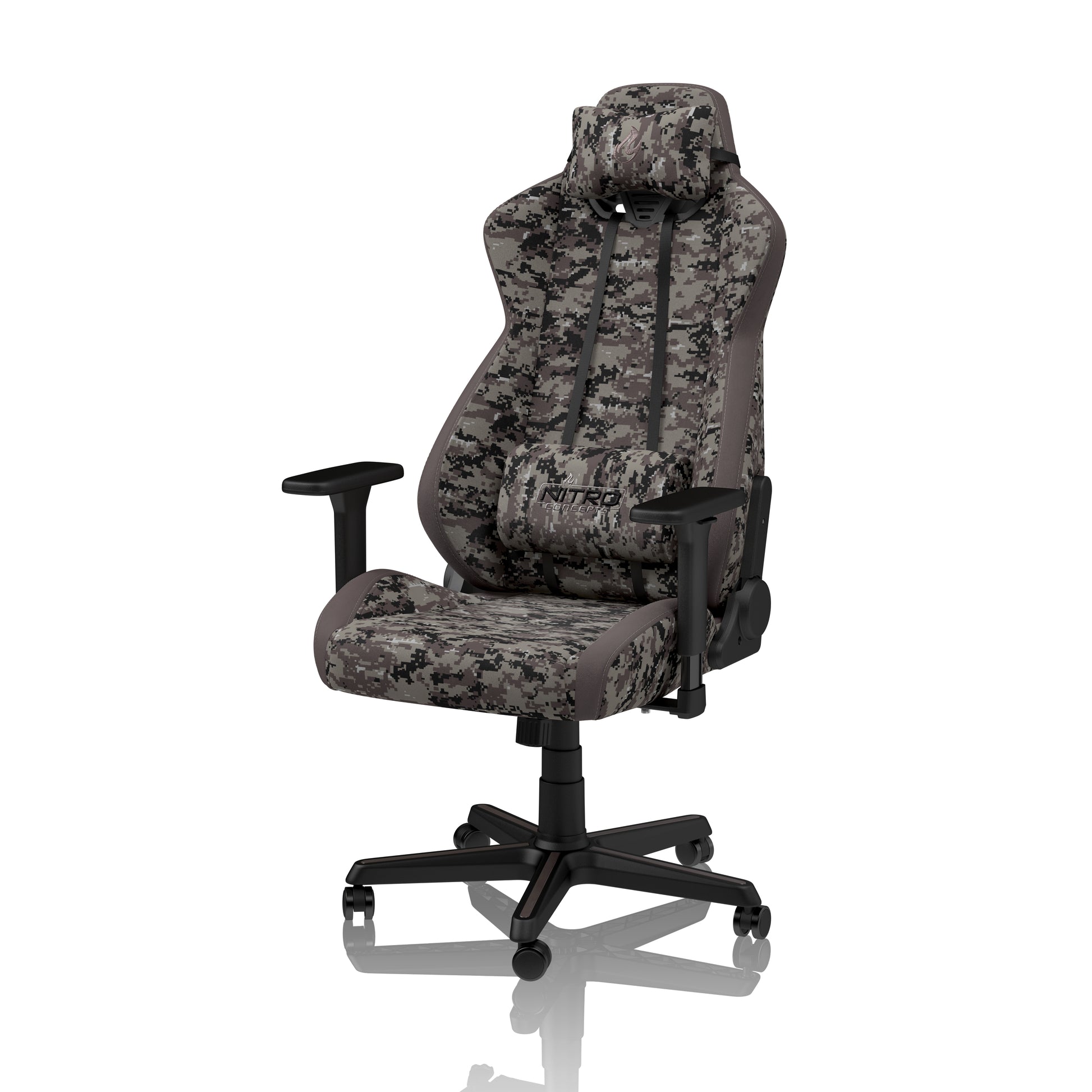Nitro Concepts Konferenzstuhl S300 – 57×56×140 cm, camouflage