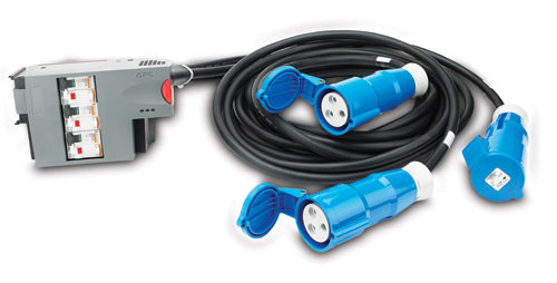 APC Rack-PDU – 3-phasig, 32 A 400 V, 3×IEC 60309 32 A, Eingang IEC 60309 32 A 3P+N+PE