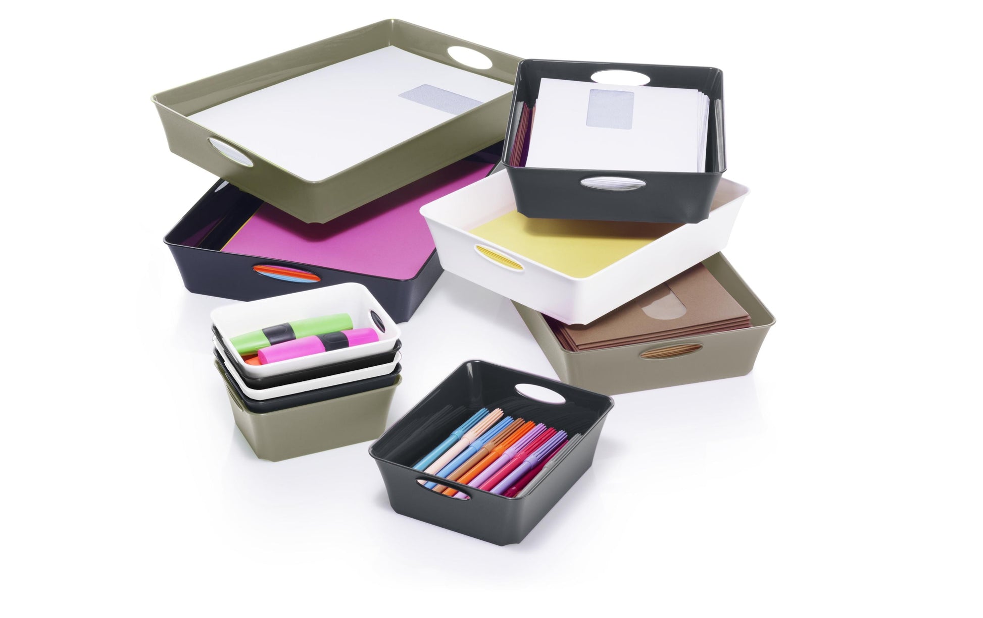Rotho Aufbewahrungsbox Living – für Format C5 – 212 × 216 × 60 mm