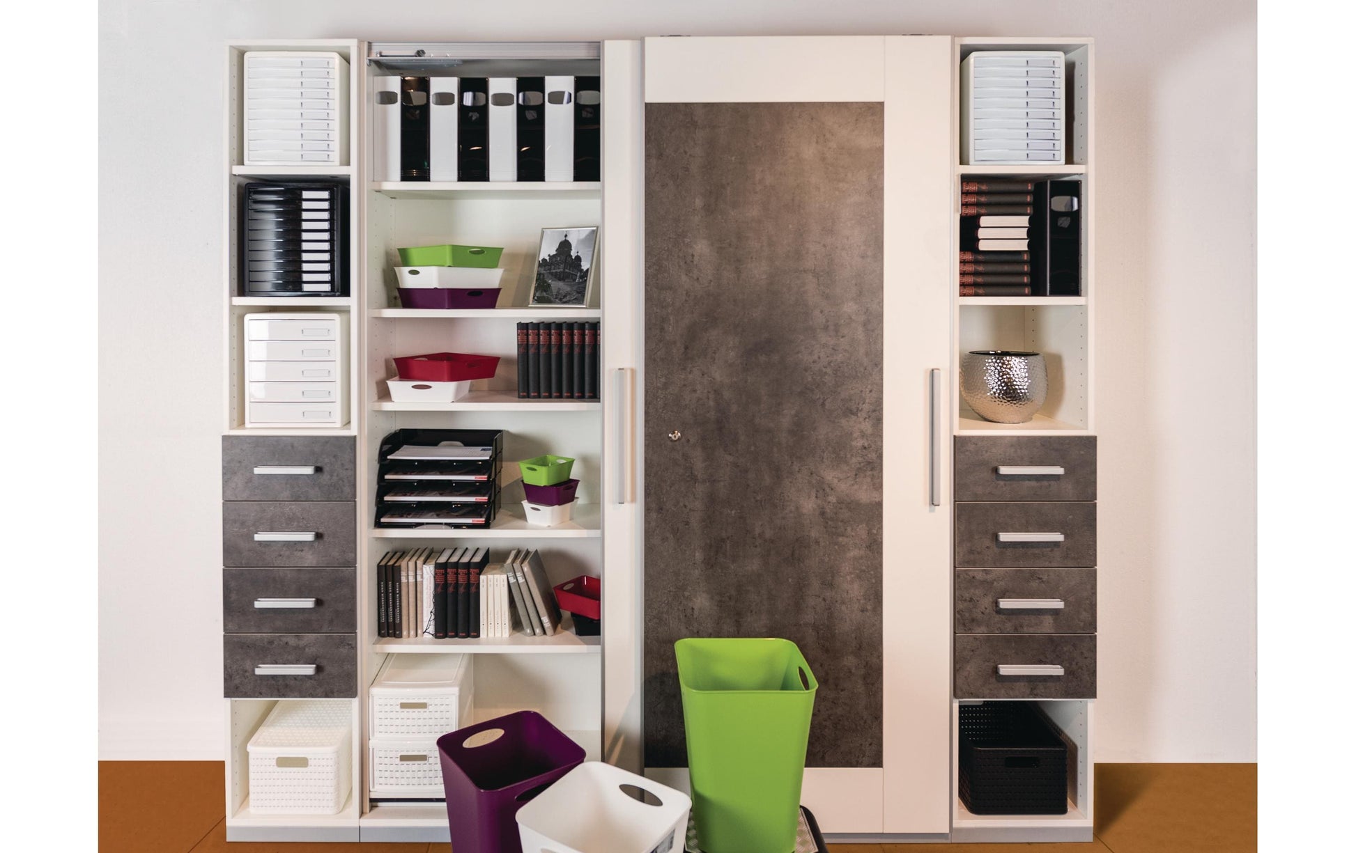 Rotho Aufbewahrungsbox Living – für C6-Format – 151 × 60 × 186 mm