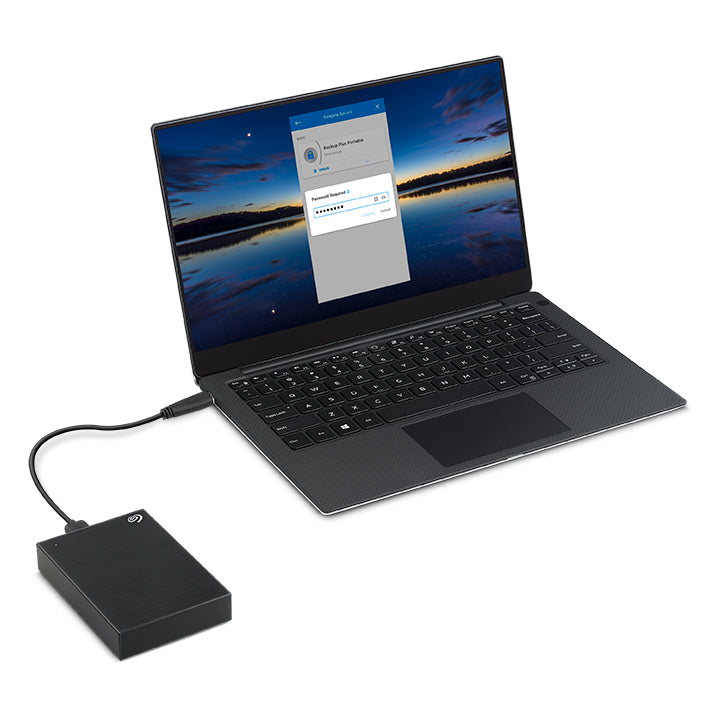 Seagate One Touch 5 TB – externe Festplatte mit Passwortschutz