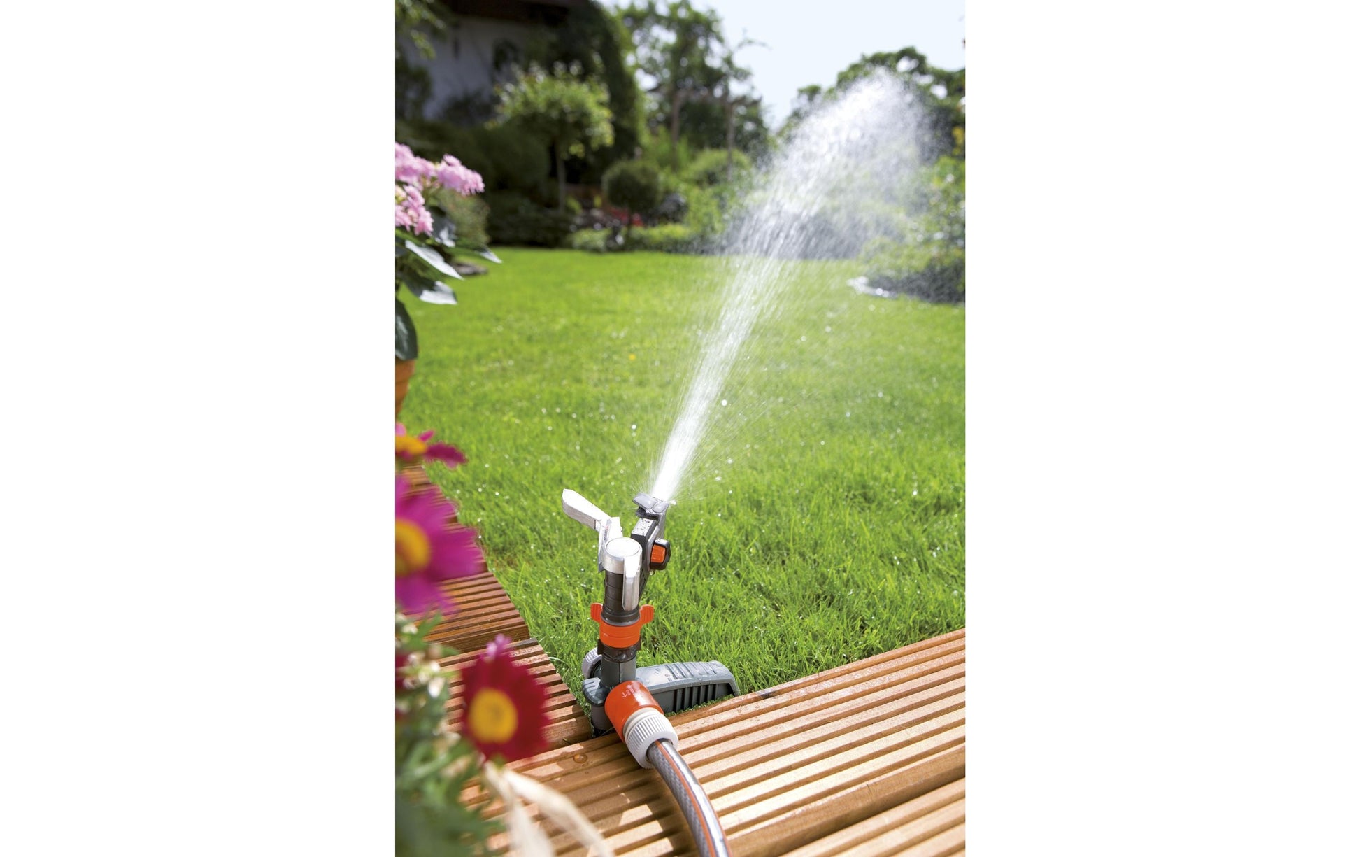 Gardena Impuls-Wassersprenger 12,5 m – Grau, Orange, Silber – 8136-20