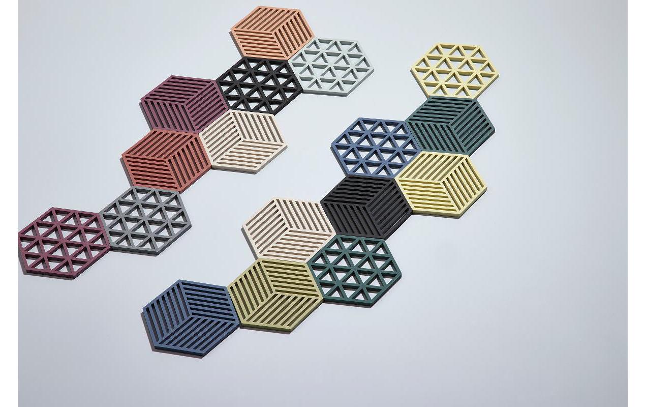 Zone Denmark Teekannen-Untersatz, Silikon, 16 × 14 × 0,9 cm, Blau, für Pfanne