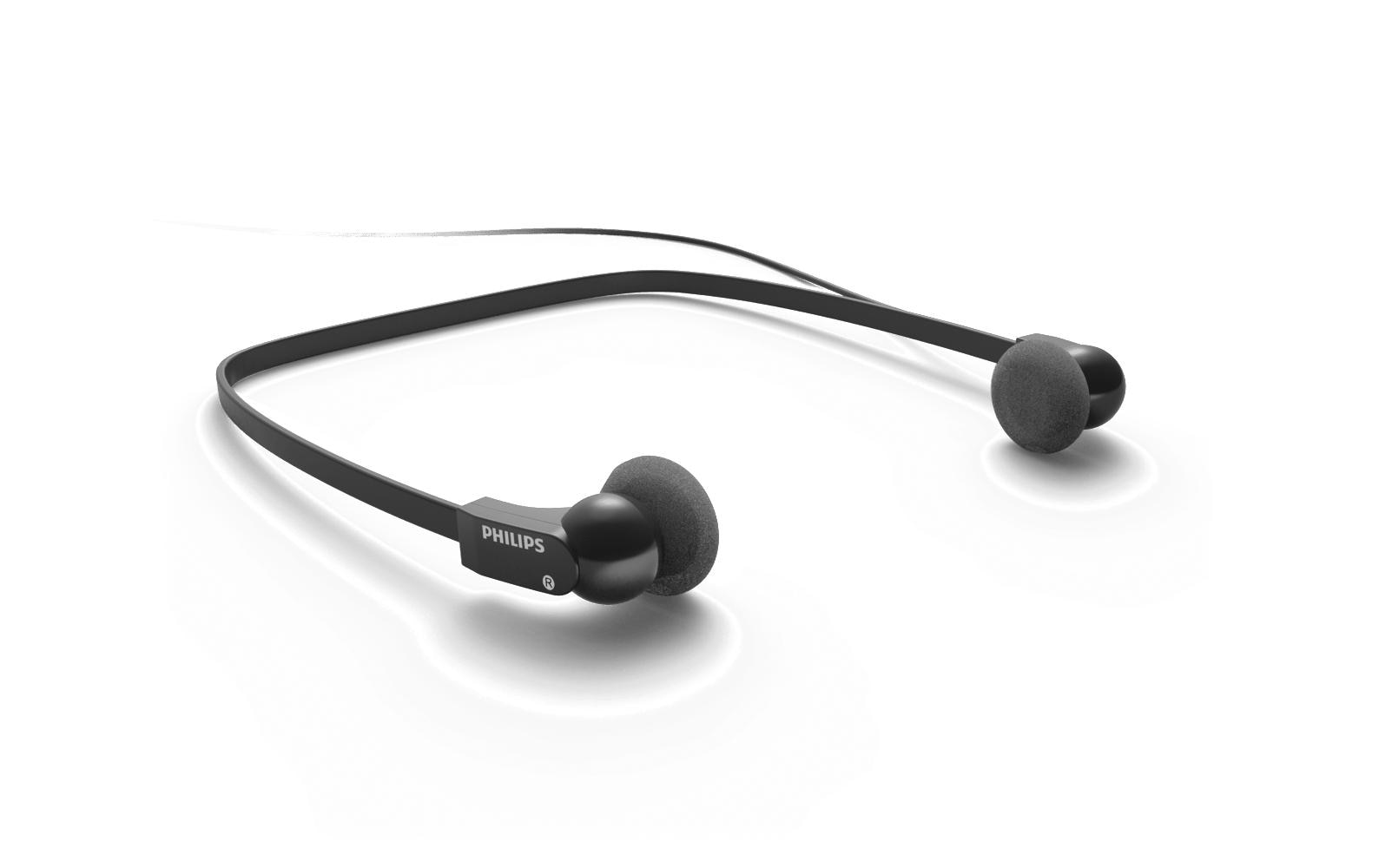 Philips LFH0334 – Over-Ear Kopfhörer – 3,5 mm – Schwarz – für Transcription Kit LFH7277/LFH7177