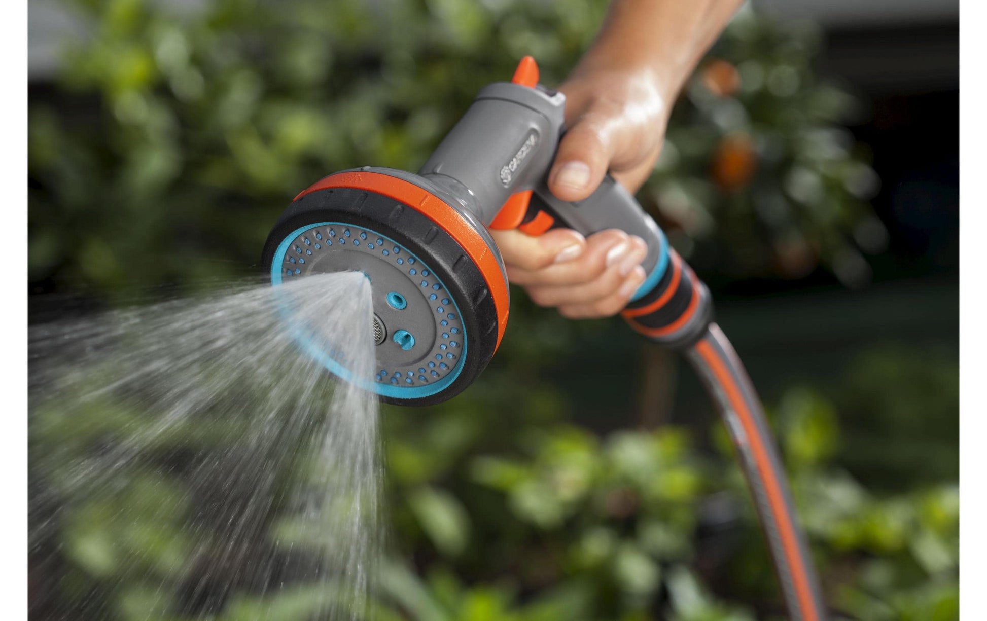 Gardena Classic Compact Garten-Wassersprühlanze – 5 Sprühmuster, verstellbare Düse, Durchflussregelung