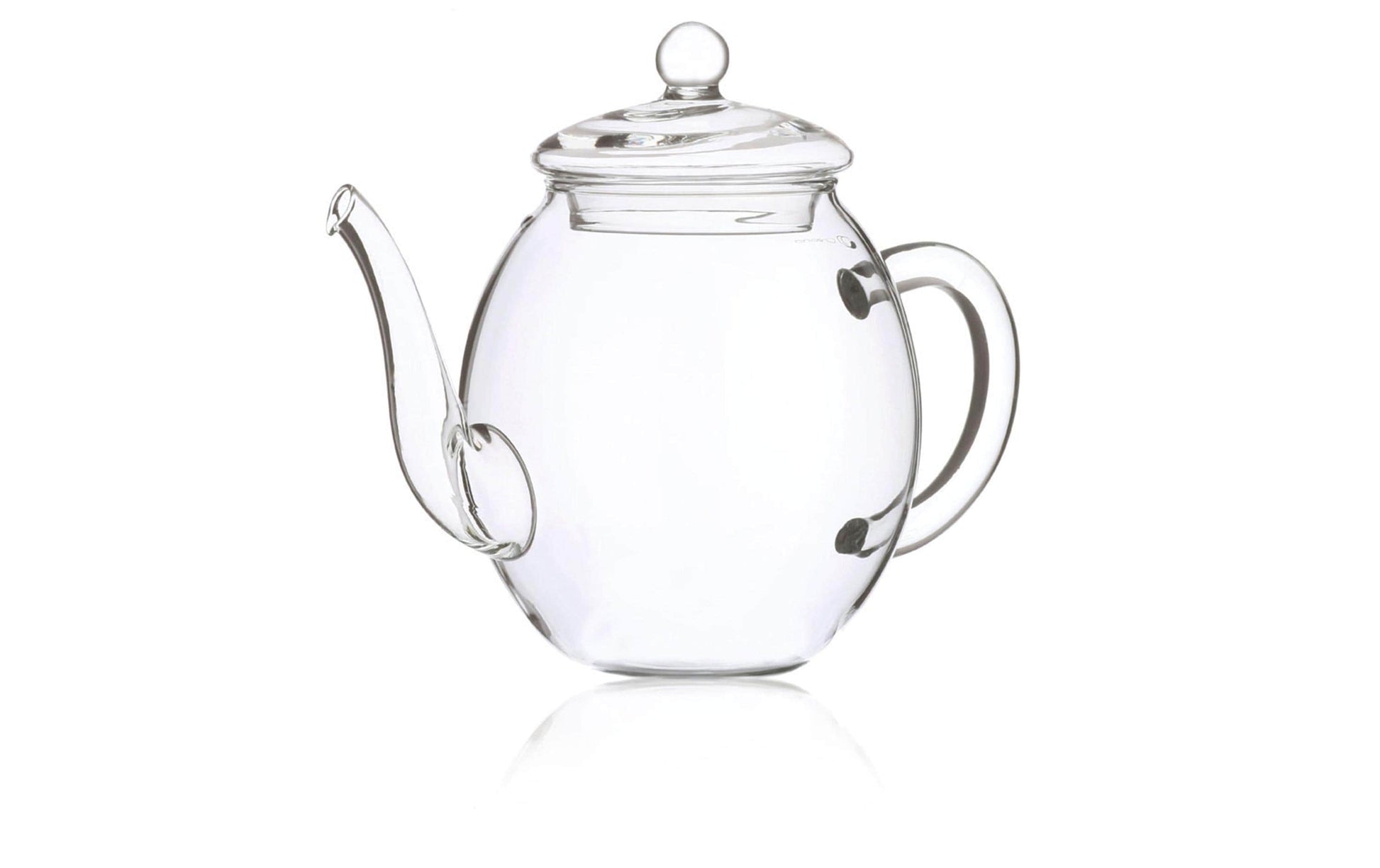 Creano Teekanne – 500 ml, 11,0 × 14,0 × 15,5 cm, Borosilikatglas, mit Glasdeckel, hitzebeständig