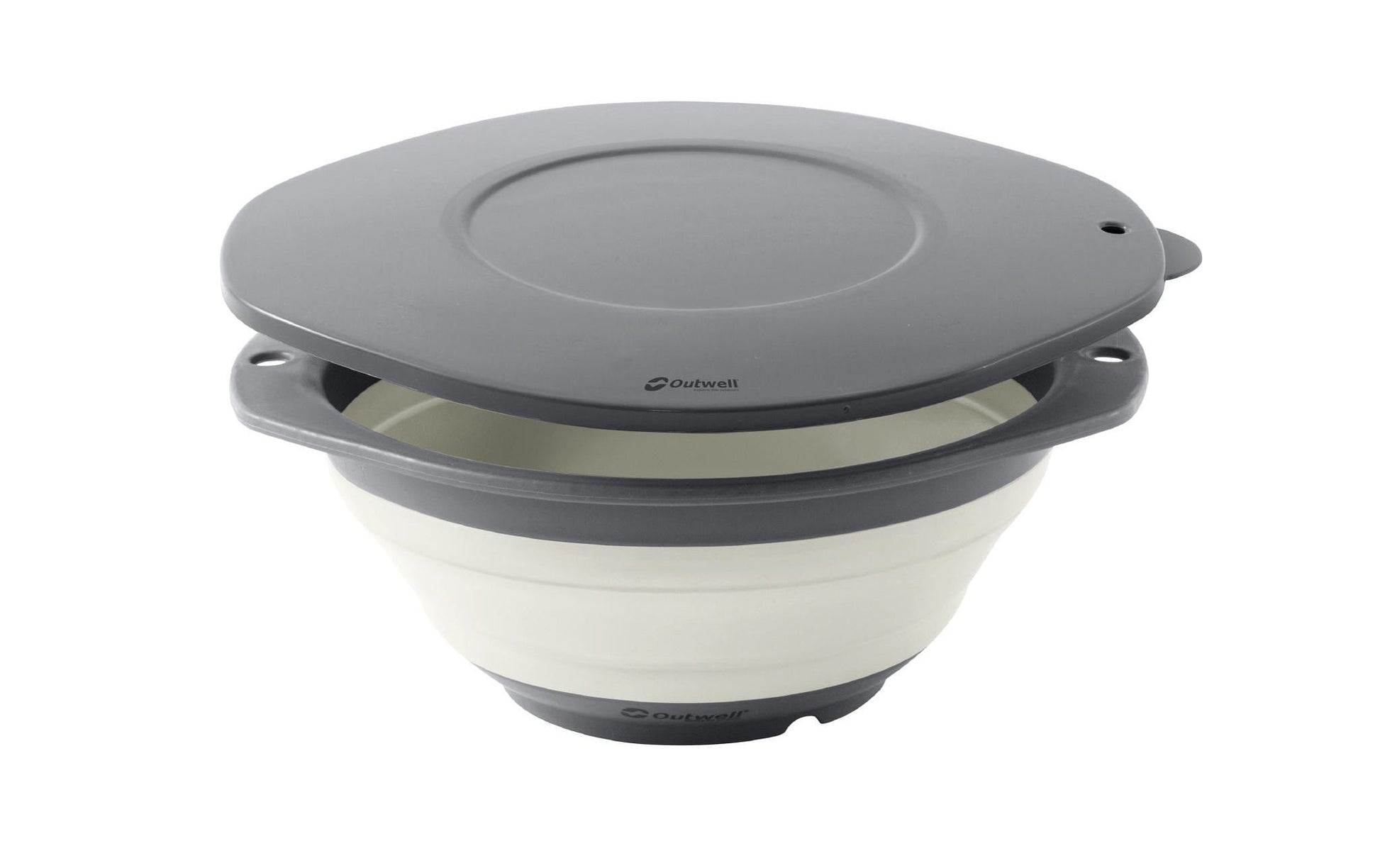 Outwell Deckel, 23,5 × 1 cm, Kunststoff, Grau, BPA-frei, bruchfest, für Collaps Bowl M
