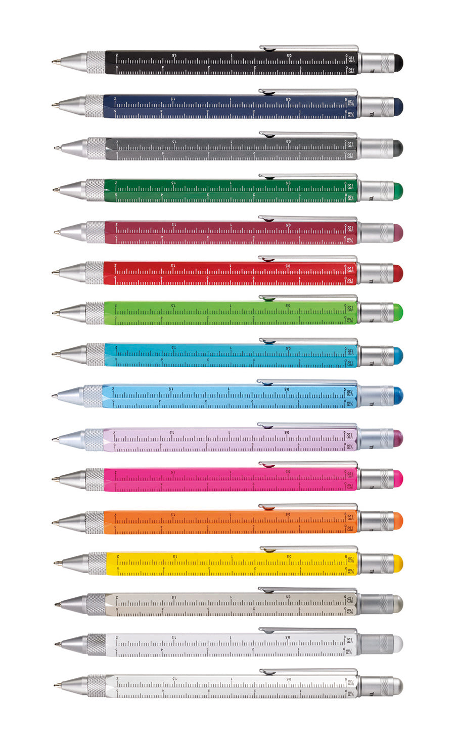 TROIKA Construction Pen PIP20/BK Kugelschreiber – Schwarz, Spitze 1 mm, Messing, nachfüllbar