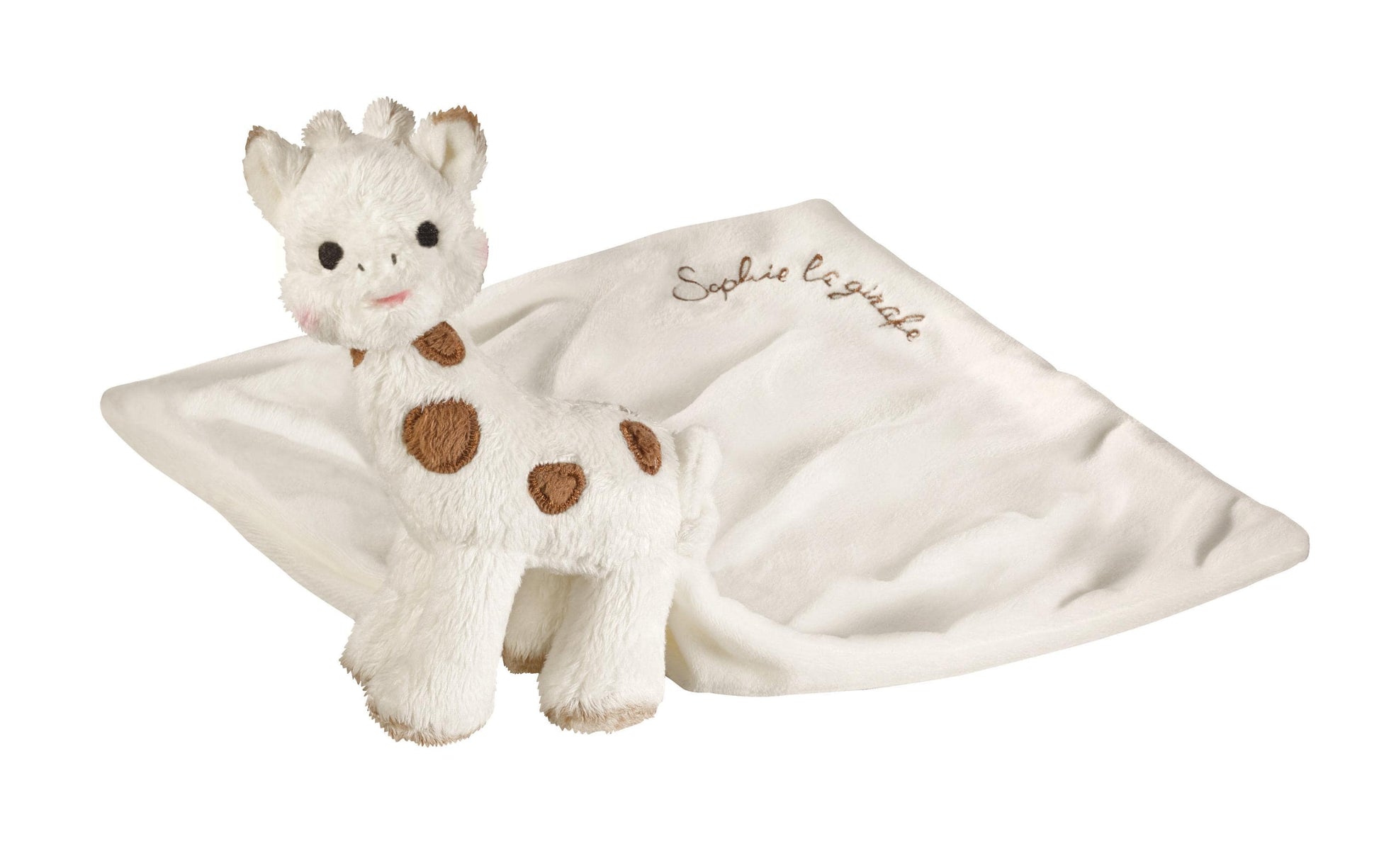 Sophie la girafe Geschenkset Schmusetuch Plüschtier – Giraffe – ab 0 Jahren – Baumwolle – braun/weiss/beige