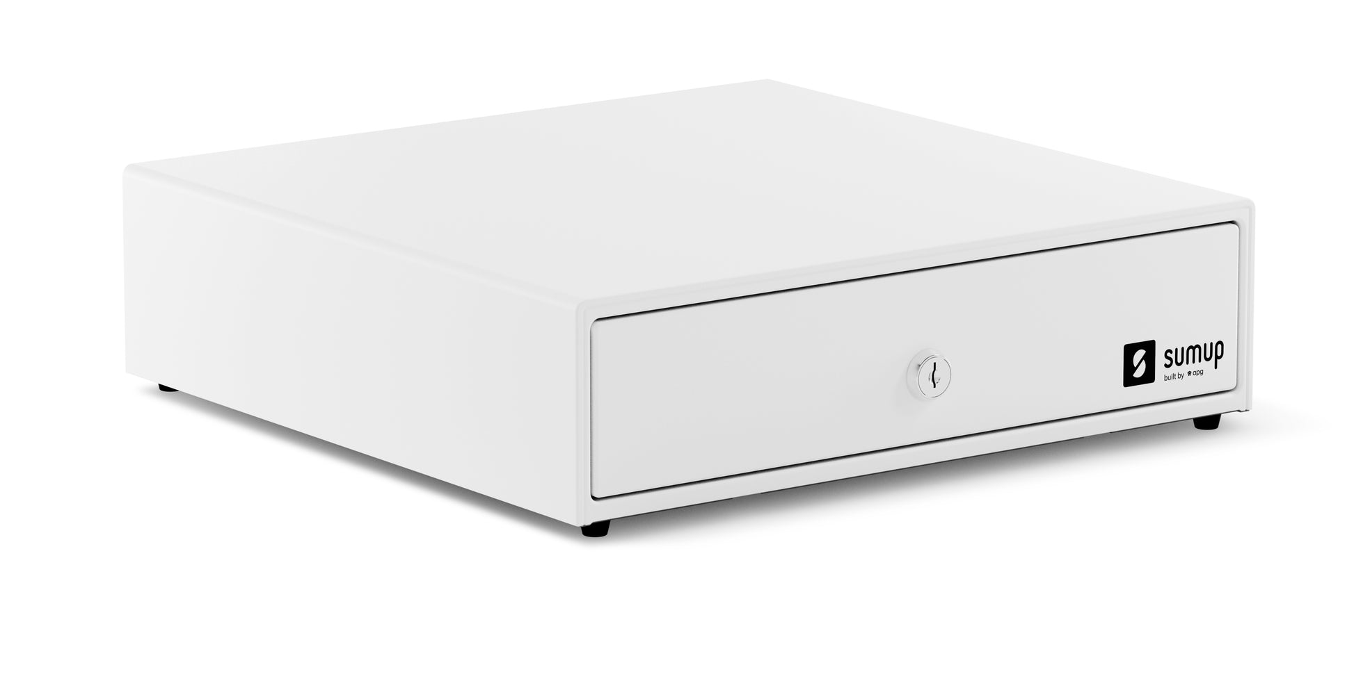 SumUp APG – Kassenschublade, 5 Scheine/8 Münzen, RJ‑11/RJ‑12, 330 × 340 × 100 mm, Weiss, für SumUp POS Lite, Epson