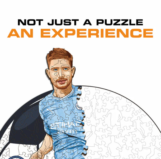 Iconic Puzzles Man City FC Kevin De Bruyne – Logikspiel, 1 Spieler, ab 10 Jahren