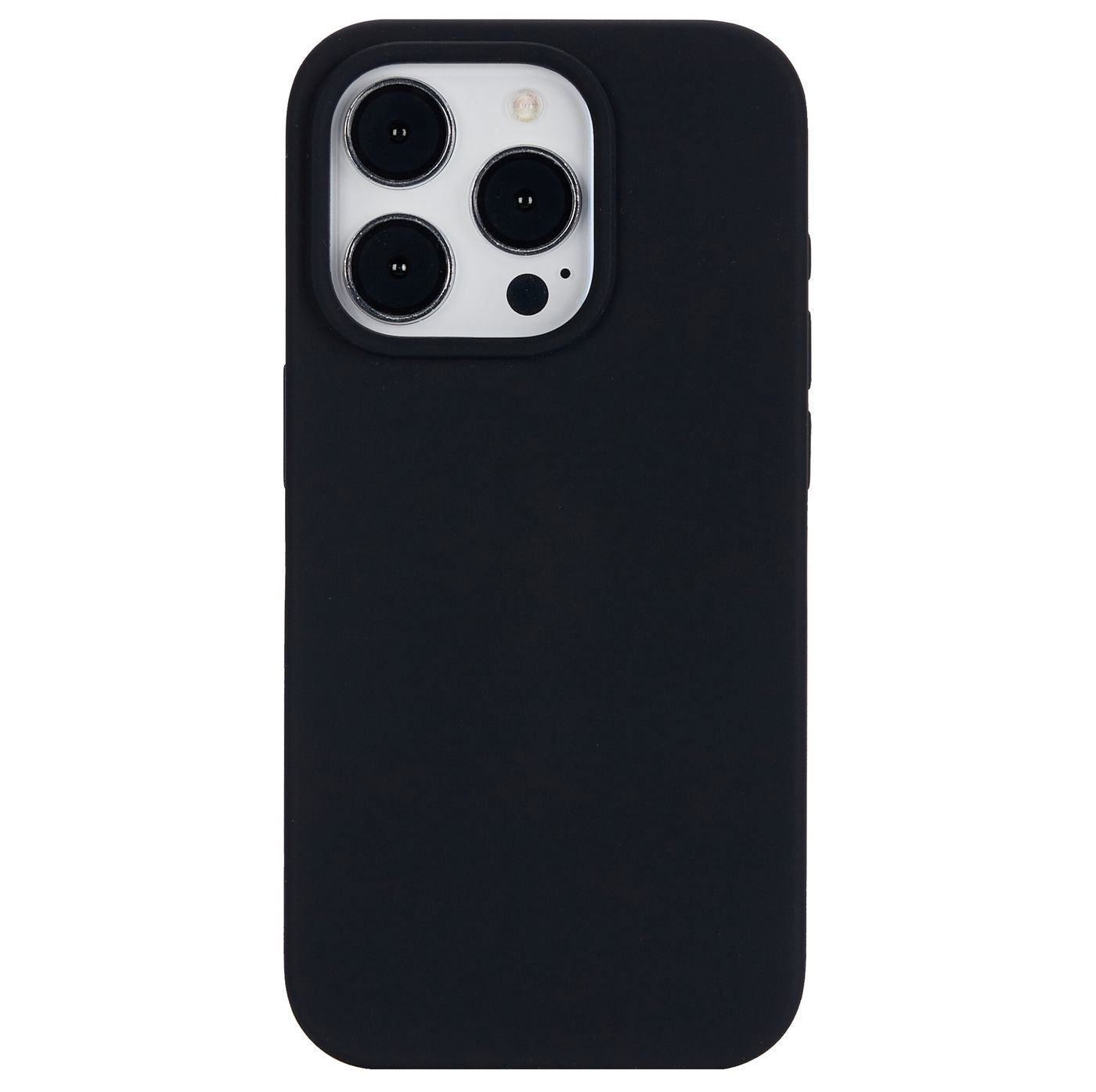 eSTUFF INFINITE RIGA (GRS) Backcover – für Apple iPhone 15 Pro, Mikrofaser+PC+Silikon, schwarz, kratzresistent