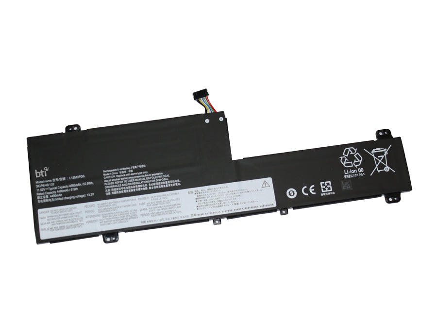 BTI Notebook-Akku – für Lenovo – 51 Wh, 11,52 V (3 Zellen) – Schwarz