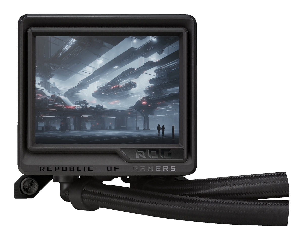 ASUS ROG RYUJIN III 360 – AIO-Kühler – 360 mm, 3×120 mm Lüfter, 3,5" LCD, für AM4, AM5, LGA 1150 und andere