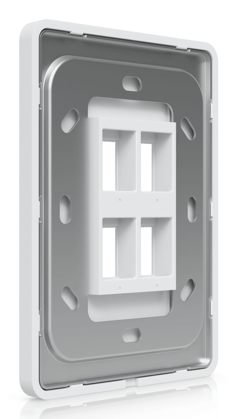 Ubiquiti Aufputz-Box, 88×118×9,6 mm, 4er-Pack, Polycarbonat/Stahl – weiss