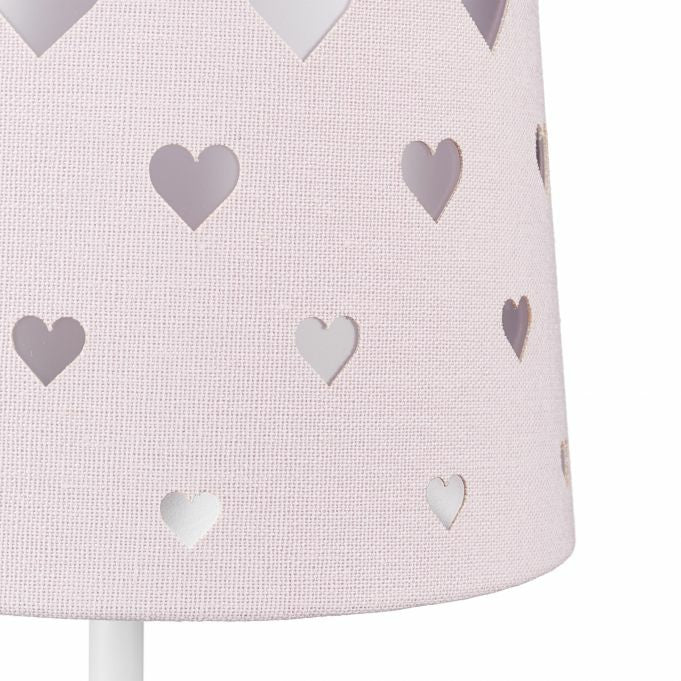 Relaxdays Tischleuchte – E14, 40 W, 43 cm – Rosa