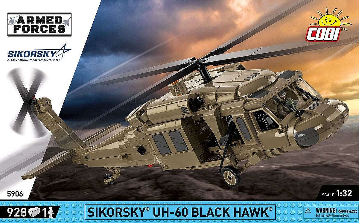 COBI UH-60 Black Hawk Bausatz – 928-teilig – 54 × 16 × 37 cm – ab 8 J. – Kunststoff