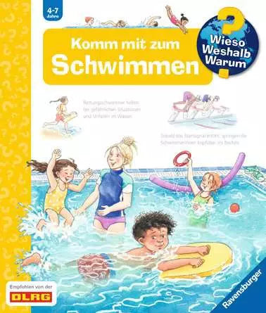 Ravensburger Buch – WWW: Komm mit zum Schwimmen, Spiralbindung, 16 Seiten, Deutsch, 4–7 Jahre