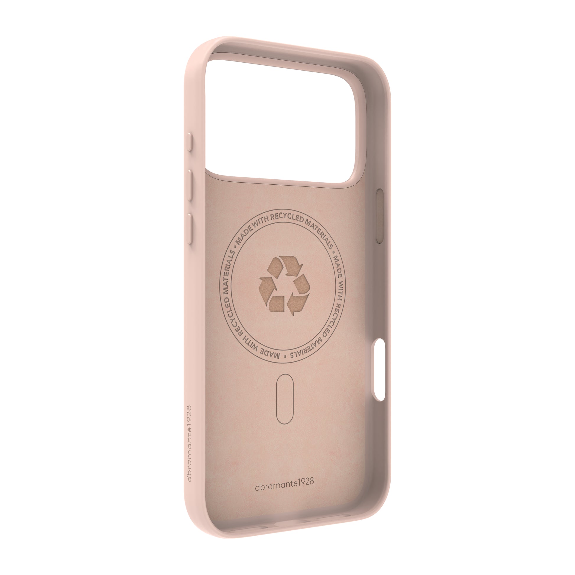 dbramante1928 Roskilde MS Kick ICON Backcover – für Apple iPhone 17 Pro Max, Pink Sand, bis 1,2 m sturzsicher