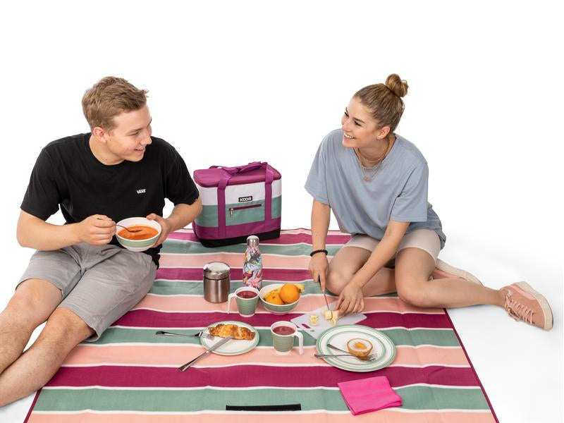 KOOR Lido Wohndecke – Mikropolyester, Rosa – 135 × 160 cm