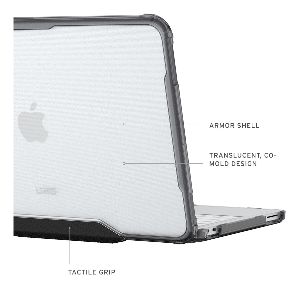 Urban Armor Gear UAG Plyo Notebook-Schutzhülle 13" – Transparent