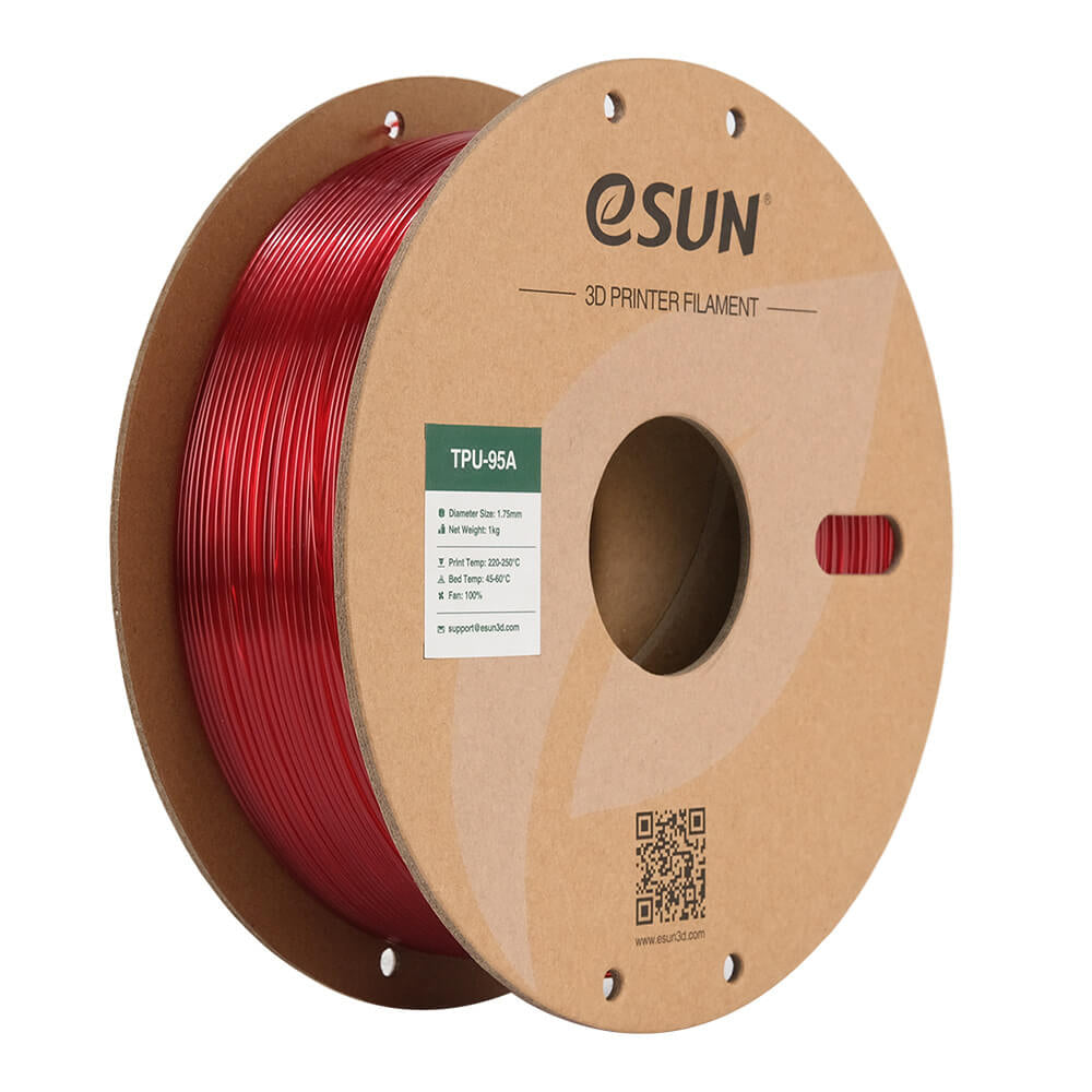 eSUN Filament TPU-95A – 1,75 mm, 1 kg – Rot