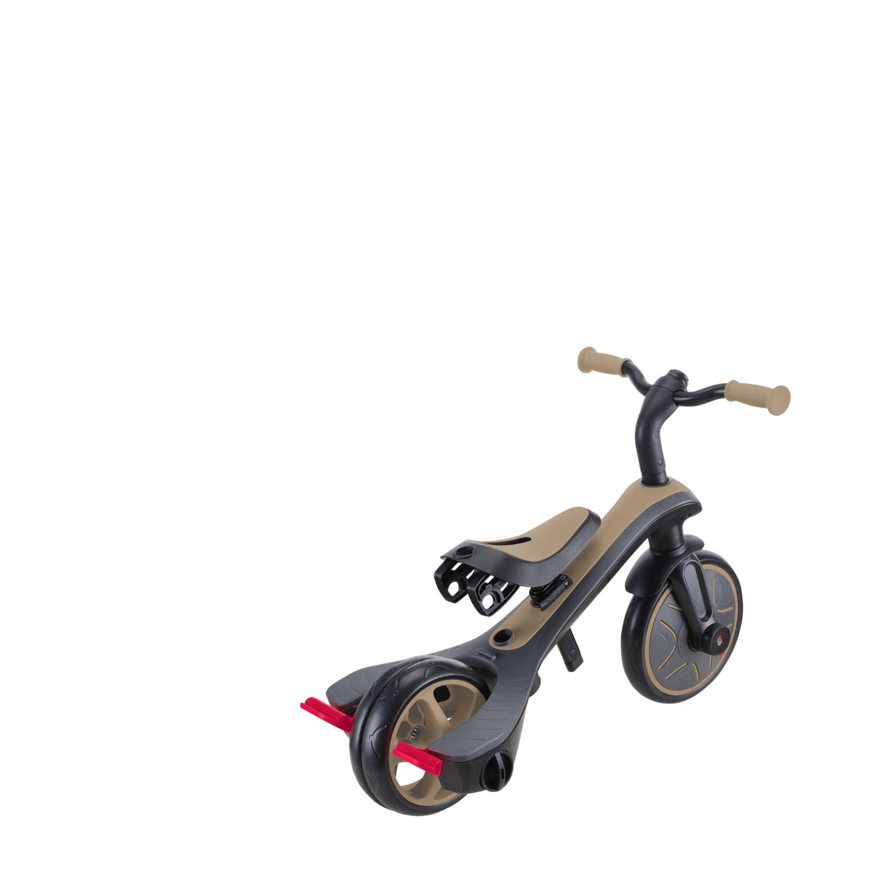 Globber Explorer 4 in 1 Dreirad – Vorderrad Ø 24,9 cm – bis 20 kg – ab 10 M. – Aluminium/Kunststoff – sand